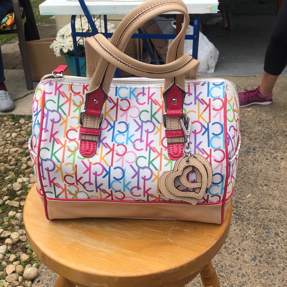 Multi-Colored Calvin Klein Purse